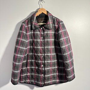 Coach 1941 Women’s Black Plaid Quilted Jacket